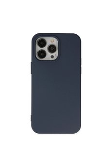 Evimdeyokyok Apple İphone 14 Pro Kılıf Nano İçi Kadife Silikon - Lacivert