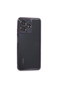 Evimdeyokyok Realme C53 Kılıf Razer Lensli Silikon - Mor