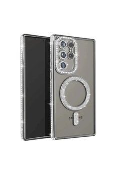 Evimdeyokyok Samsung Galaxy S23 Ultra Joke Simli Magneticsafe Kılıf - Gümüş