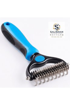 salisman 2000+ ürün her kategoride ihtiyacınız Kedi Köpek Tüy Toplayıcı Ve Kıtık Açıcı Tarak Çift Taraflı Dökülme Karşıtı Bakım Tarağı