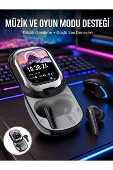 Sepetrota Kişiselleştirilebilir Led Ekranlı Bluetooth Kulaklık – Oyun & Müzik Modlu - Sptrot9301-2148
