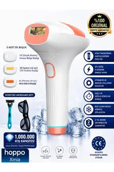 hoppo Xmia Ipl Lazer Epilasyon Cihazı 999.999 Atım 9 Kademe Ultra Güçlü