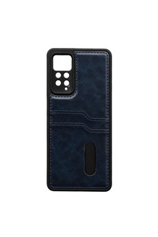 Evimdeyokyok Xiaomi Redmi Note 12 Pro 4G Kılıf Sara Kartvizitli Deri Kılıf - Lacivert