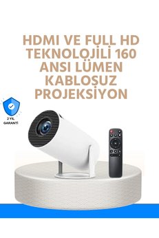 Eco Lounge Kablosuz ve Kablolu Bağlantı Seçenekli Ev Tipi Projeksiyon