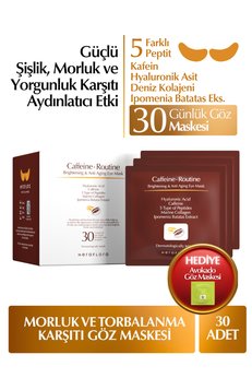 Heraflora Caffeine Routine Göz Altı Aydınlatıcı Morluk ve Torbalanma Karşıtı 30'lu Göz Maskesi