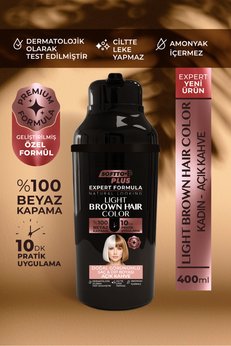 Softto Plus Expert Women Light Brown Hair Color – Açık Kahve / Geliştirilmiş Formül / Doğal Görünüm