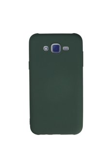 Ethab Ticaret Glb-Stl41414 Samsung Galaxy J7 Kılıf Nano İçi Kadife Silikon - Koyu Yeşil