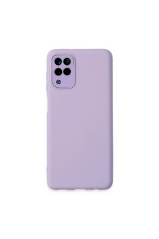 Evimdeyokyok Samsung Galaxy A22 Kılıf Lansman Glass Kapak - Lila