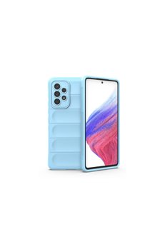 Evimdeyokyok Samsung Galaxy A73 5G Kılıf Optimum Silikon - Sky Blue