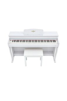 Marcia Mk-900 Wh Dijital Konsol Piyano (Tuş Hassasiyetli, 88 Tuşlu, Kapaklı) - Kulaklık Ve Tabure Hediyeli