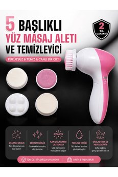 Eco Lounge 5 Fonksiyonlu Kablosuz Yüz Temizleme Cihazı İle Derinlemesine Cilt Bakımı