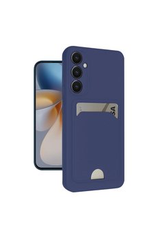 Evimdeyokyok Samsung Galaxy S24 Fe Kılıf Kelvin Kartvizitli Silikon - Lacivert