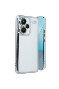 Evimdeyokyok Xiaomi Redmi Note 13 Pro Plus Kılıf Razer Lensli Silikon - Gümüş