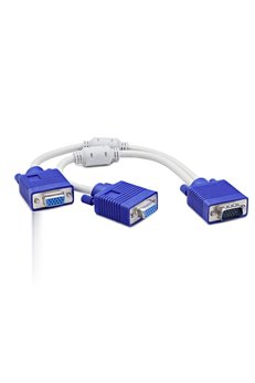 Evimdeyokyok Vga Y Çoklayıcı Kablo 2 Çıkışlı 30 Cm Hdx7753