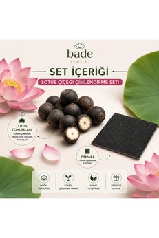 Bade Shop 7 Adet Nilüfer (Lotus) Çiçeği Tohumu Çimlendirme Seti – Zımpara Ve Rehber Kitapçık Dahil( Sürpriz Tohum Hediye )