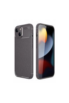 Evimdeyokyok Apple İphone 14 Kılıf Auto Focus Karbon Kapak - Gri