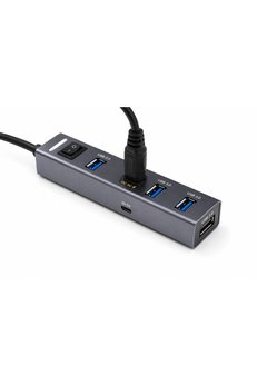 Evimdeyokyok Usb Type-C 3.1 Gen1 Hub 4 Port 5 Gbps Gri Tu360