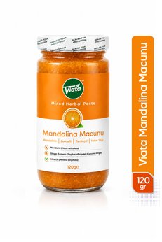 Viata Mandalina Macunu Zencefil Zerdeçal Nane Yağı İçeren Bitkisel Karışımlı Macun 120 Gr