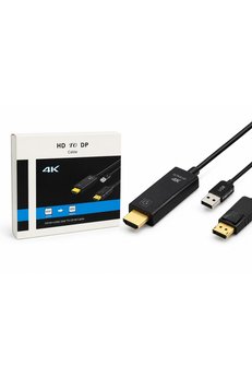 Evimdeyokyok Hdmi Usb To Displayport Aktif Dönüştürücü Kablo 4K 60Hz 26 Cm Hdx7901