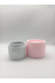 Kalıpcınızburada Mum Kabı Silikon Kalıp - K6340