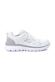 SKECHERS Burns Agoura 52635-WGY Erkek Spor Ayakkabı Beyaz Gri