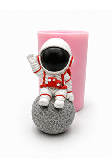 Kalıpcınızburada Astronot Biblo / Mum Silikon Kalıp - K6330