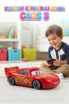 Tıfıl Toys Cars Mcqueen Uzaktan Kumandalı Full Fonksiyonlu Eğlenceli Turbo Yarış Arabası - 19 cm