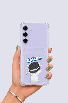Eco Lounge Samsung Galaxy S25 Fe Kartlıklı Oreo Desenli Kılıf