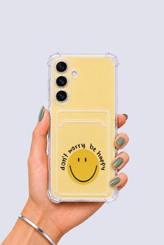 Eco Lounge Samsung Galaxy S24 Fe Kartlıklı Gülücük Desenli Kılıf