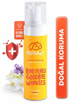 Metapet Kediler için Kuru Köpük Şampuanı