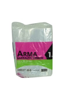 Mardyhome Naylon Torba Arma Şeffaf Bakkaliye Kuruyemiş Şeker Torbası 23X36 (2 Lik ) Takribi 190 Adet 1000 Gr