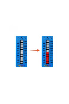 Evimdeyokyok Sıcaklık - Isı Ölçüm Etiketi 270°F - 360°F / 132°C - 182°C (10 Adet)