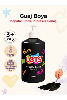 Lets Guaj Boya Siyah 500 ml