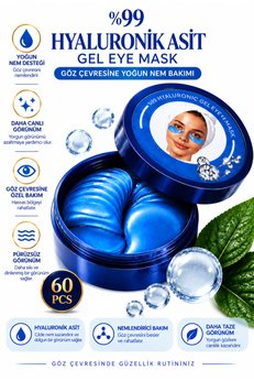 Deep Passion Göz AltıAydınlatıcı Sıkılaştırıcı Ve Onarıcı Hyaluronik Özlü Maskesi Mavi 1.4gr*60 Adet