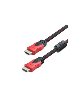 Evimdeyokyok Hdmi Kablo 10 M - Siyah Kırmızı Hdx2017