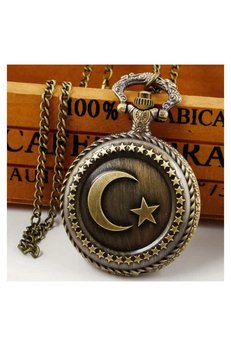 Evimdeyokyok Türk Bayraklı Köstekli Saat