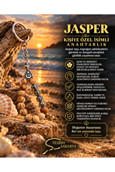 Tesbih Sakarya Kişiye Özel İsimli - Doğal Taş - Anahtarlık - 12 Renk Mevcuttur