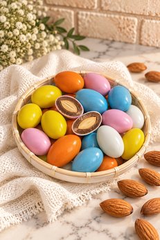 belchocolate Renkli Badem Draje - 150 Gr