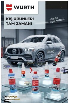 Würth Kış Bakım Ürünleri Seti | Araçlar İçin Komple Koruma ve Temizlik