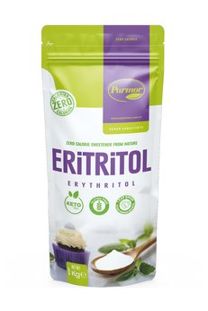 PARMOR Eritritol Kristal 1 kg / Deneme Detoks Kahve hediyeli - Kalorisiz Doğal Tatlandırıcı Toz / Ketojenik & Vegan / Şekersiz Fit Tarifler