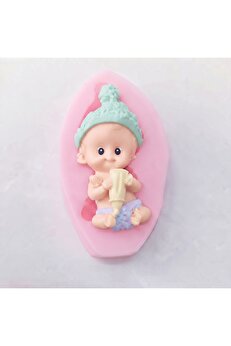 Kalıpcınızburada Biberonlu Bebek Silikon Kalıp - K4967