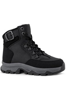 Ortopedikal Rakerplus 9608-Sc Siyah Trekking % 100 Hakiki Deri Kürklü Erkek Çocuk Bot