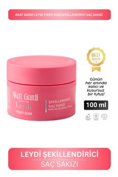Akat Gardi Parlak Görünüm Sağlayan Fiber Gum Wax-Doğal Tutuş-Saç Sakızı-Spider Wax-100ml Özel Koku