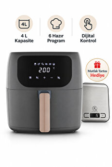 Fakir Easy Chefry Airfryer 4 L Kapasite 6 Hazır Program Mutfak Tartısı Hediye