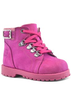 Ortopedikal Rakerplus Griffon 8028-P1 Pembe Nubuk % 100 Deri Fermuarlı Kız Bebek Çocuk Bot