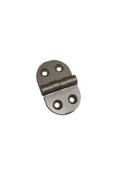 Evimdeyokyok 20 Adet Alüminyum Oval Menteşe 25X39 Mm - Yönsüz, Şık, Hafif Ve Dayanıklı Dolap, Pano, Kapak Menteşe