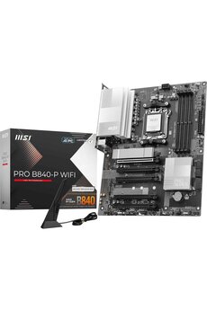 MSI MB PRO B840-P WIFI AM5 DDR5 8000MHZ HDMI 2x M.2 USB 10Gbs 2.5G LAN WI-FI 7 ATX