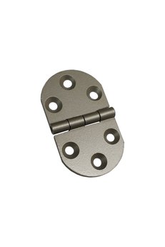 Evimdeyokyok 20 Adet Alüminyum Oval Menteşe 40X69 Mm - Yönsüz, Şık, Hafif Ve Dayanıklı Dolap, Pano, Kapak Menteşe