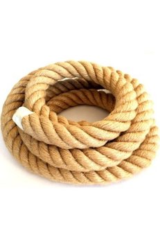 Asenya Jüt Halat 30 Mm 10 Metre Hasır Ip Dekor Ipi Ip Halat Jüt Kendir Jüt Çuval Ipi Urgan Jüt Kendir