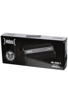 MOBASS 5 Kanal 130wx4ch 350w Rms Bass Kontrollü Oto Amfi Mb-3000.5 Mobas Mb 3000 Anfi Bztsnr